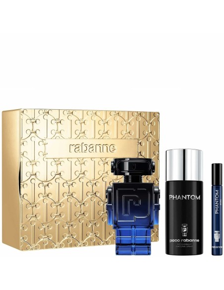 Men's Perfume Set Paco Rabanne PHANTOM 3 Pieces