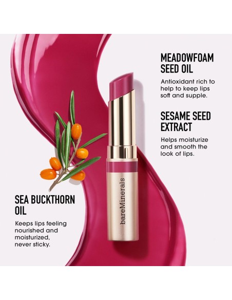 Lipstick bareMinerals DEWY LIP Friendship 2,3 g