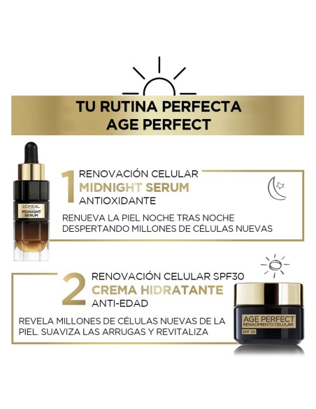 Facial Cream L'Oreal Make Up Age Perfect Cell Renewal Spf 30 50 ml