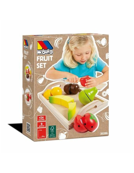 Toy Food Set Moltó 9 Pieces Fruit
