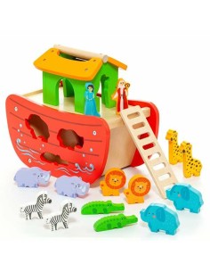 Playset Moltó Noah's ark Wood 17 Pieces