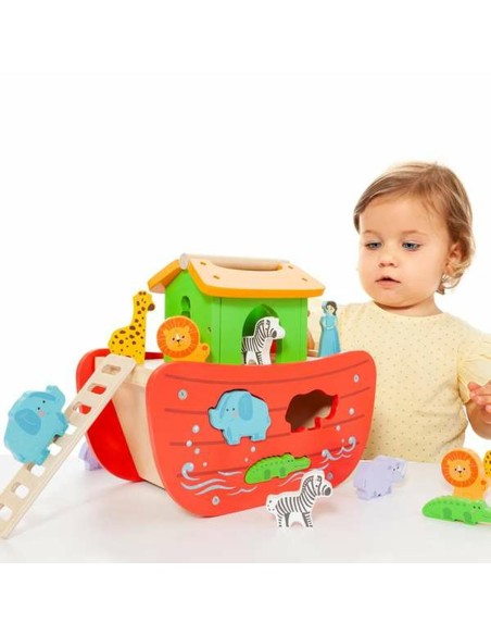 Playset Moltó Noah's ark Wood 17 Pieces