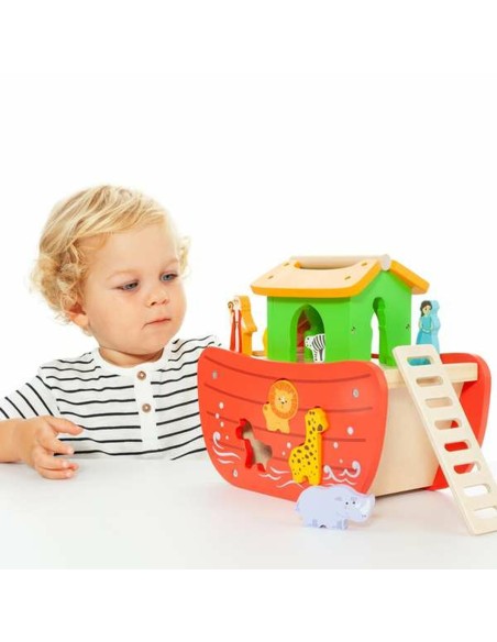 Playset Moltó Noah's ark Wood 17 Pieces