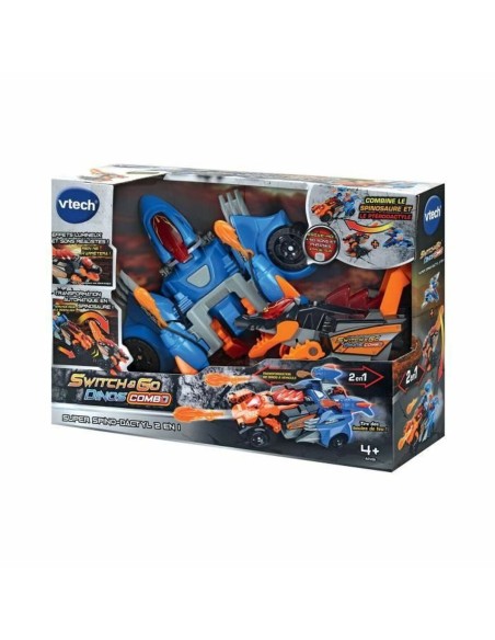 Transformable Super Robot Vtech Switch & Go Dinos Combo: SUPER SPINO-DACTYL 2 IN 1 Dinosaur
