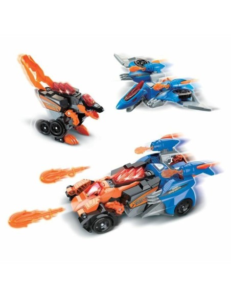 Transformable Super Robot Vtech Switch & Go Dinos Combo: SUPER SPINO-DACTYL 2 IN 1 Dinosaur