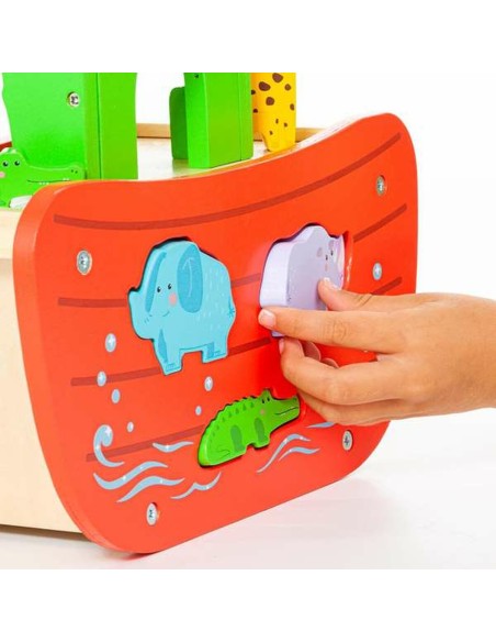 Playset Moltó Noah's ark Wood 17 Pieces