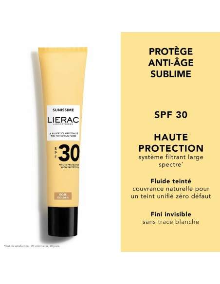 Sun Block Lierac SUNISSIME Golden Spf 30 40 ml