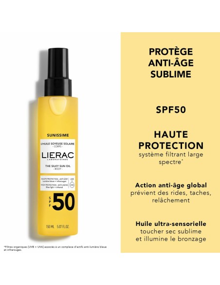Sun Block Lierac SUNISSIME Spf 50 150 ml