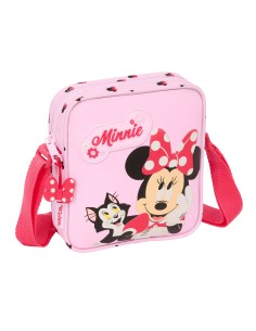Shoulder Bag Minnie Mouse Naive Pink 16 x 18 x 4 cm