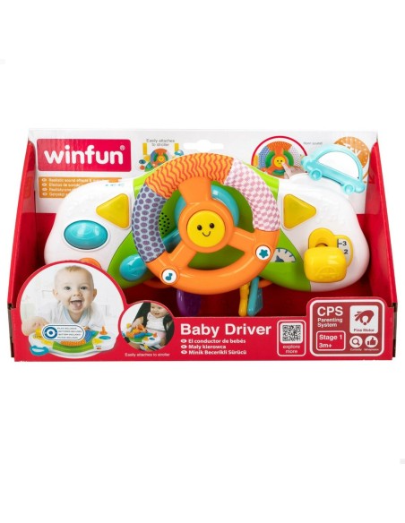 Steering Wheel for Pushchair Winfun 27,5 x 15,5 x 7,5 cm (4 Units)