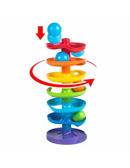 Activity Spiral PlayGo Rainbow 4 Units 15 x 37 x 15,5 cm