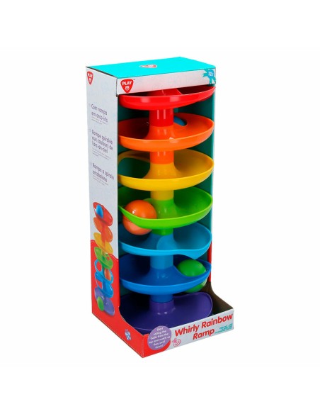 Activity Spiral PlayGo Rainbow 4 Units 15 x 37 x 15,5 cm