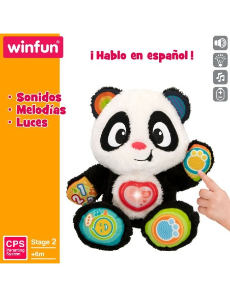Baby toy Winfun Panda bear 27 x 33 x 14 cm (4 Units)