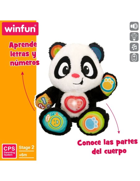 Baby toy Winfun Panda bear 27 x 33 x 14 cm (4 Units)