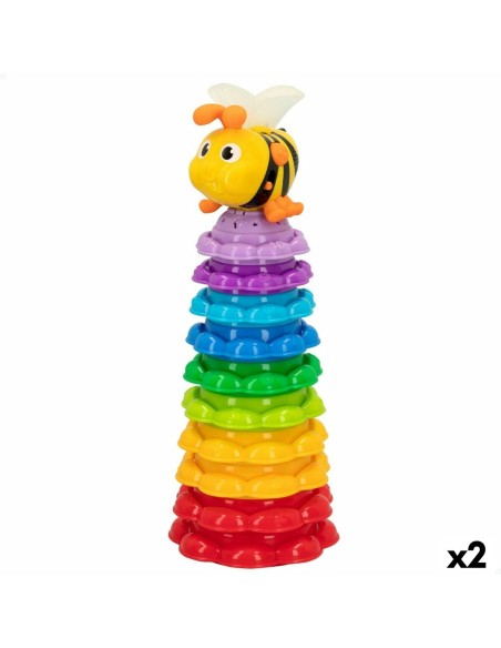 Stacking Blocks Winfun Bee 13 x 35,5 x 13 cm 2 Units