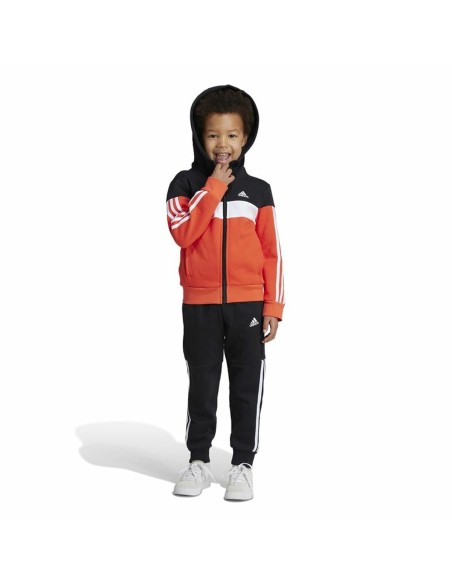 Children's Sports Outfit Adidas IV7437 Black