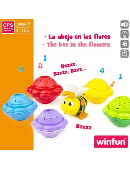 Stacking Blocks Winfun Bee 13 x 35,5 x 13 cm 2 Units