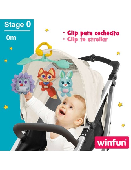 Cot Mobile Winfun Forest 3-in-1 31,5 x 42 x 24,5 cm Plastic (4 Units)