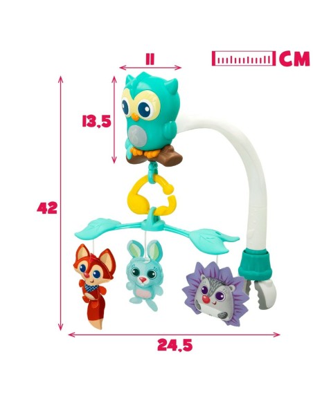 Cot Mobile Winfun Forest 3-in-1 31,5 x 42 x 24,5 cm Plastic (4 Units)