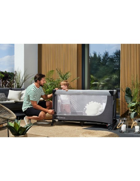 Baby Crib Kinderkraft KCLEOD00GRY0000