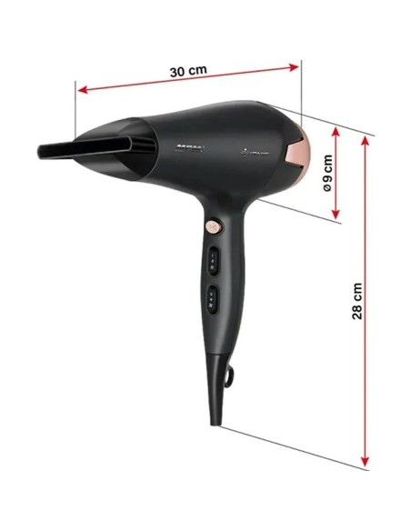 Hairdryer Mpm MSW-24 Black 2500 W
