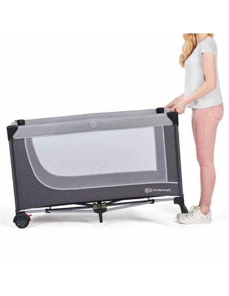 Baby Crib Kinderkraft KCLEOD00GRY0000