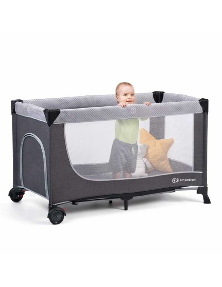 Baby Crib Kinderkraft KCLEOD00GRY0000
