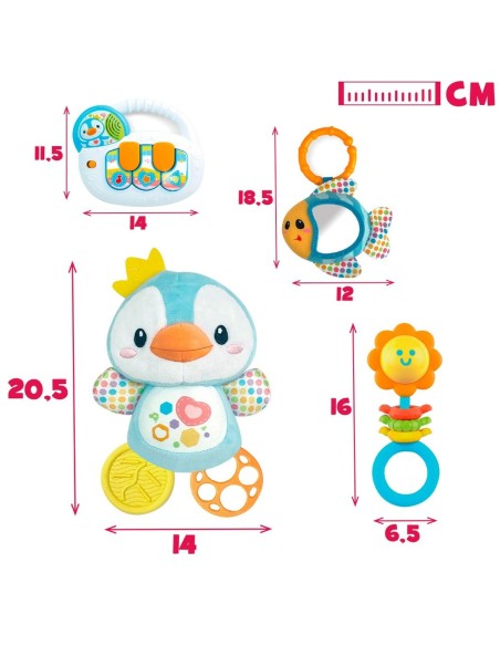 Set of Toys for Babies Winfun 14 x 20,5 x 7,5 cm (4 Units)
