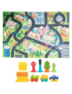 Play mat Colorbaby City Plastic (2 Units) 2