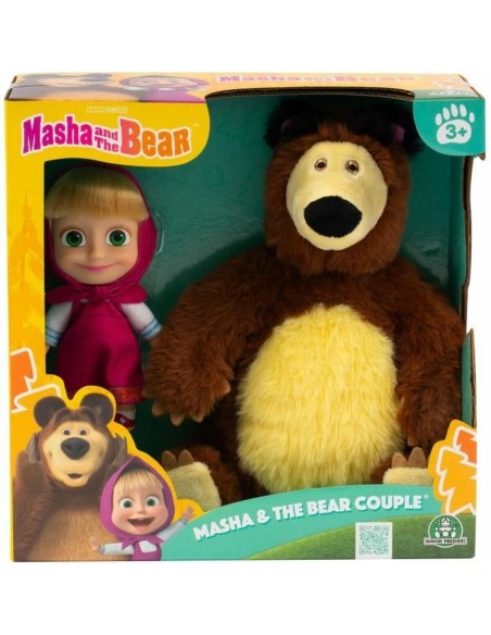 Action Figure MASHA AND THE BEAR MHA21 2 Pieces (2 Units)