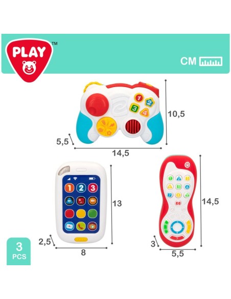 Set of Toys for Babies PlayGo 14,5 x 10,5 x 5,5 cm (4 Units)