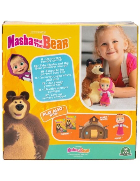 Action Figure MASHA AND THE BEAR MHA21 2 Pieces (2 Units)