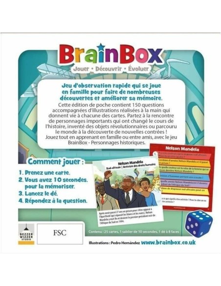 Educational Game Brainbox personnages historiques