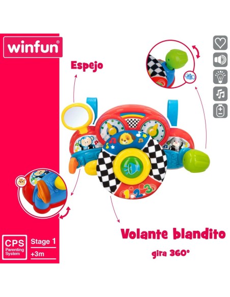 Steering Wheel for Pushchair Winfun 29 x 17 x 10,5 cm (4 Units)