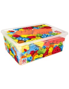 Construction set Color Block Basic 80 Pieces (4 Units) 2