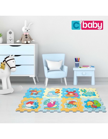 Play mat Colorbaby Navy EVA 8 Pieces (4 Units)
