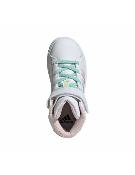 Children’s Casual Trainers Adidas Grand Court Mid White