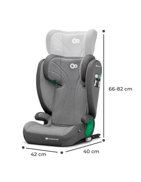 Car Chair Kinderkraft KCJUFI20GRY0000 Grey