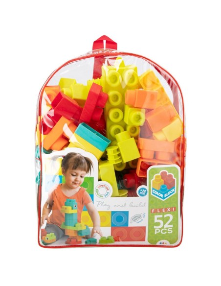 Construction set Color Block 52 Pieces (4 Units)