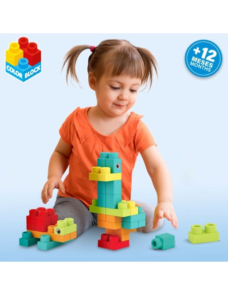 Construction set Color Block 52 Pieces (4 Units)