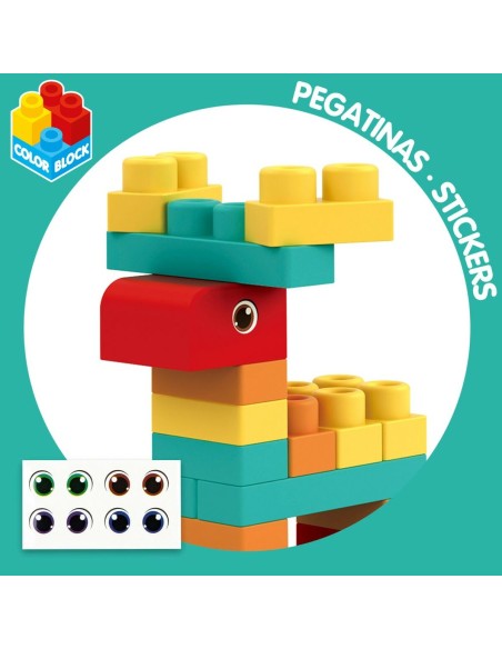 Construction set Color Block 52 Pieces (4 Units)