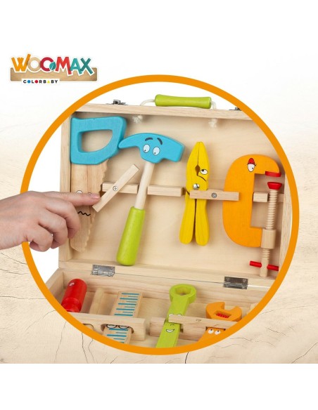 Set of tools for children Woomax 11 Pieces 2 Units