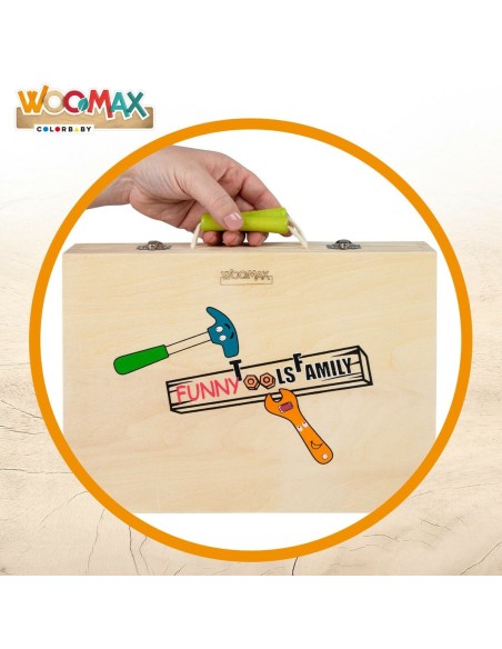 Set of tools for children Woomax 11 Pieces 2 Units