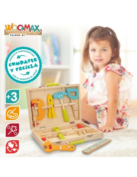 Set of tools for children Woomax 11 Pieces 2 Units
