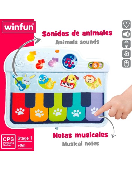 Interactive Piano for Babies Winfun 42 x 3 x 32 cm (4 Units)