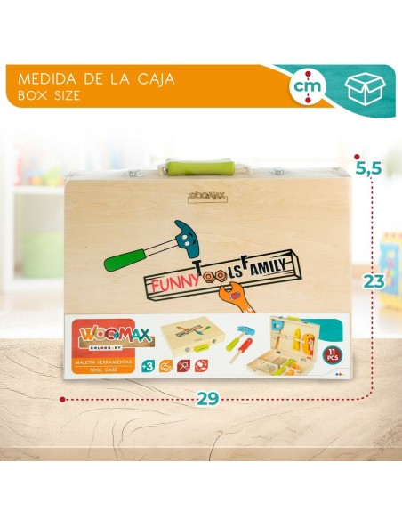Set of tools for children Woomax 11 Pieces 2 Units