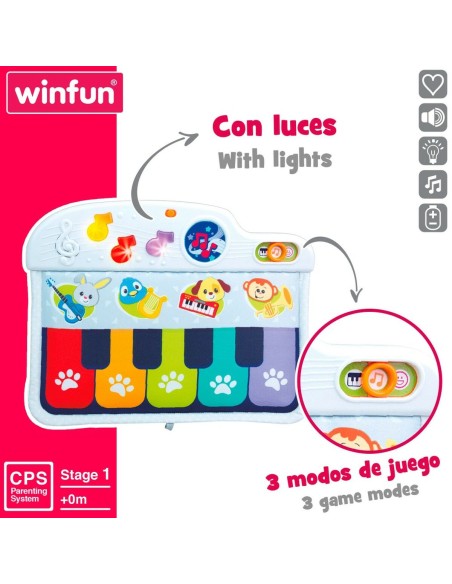 Interactive Piano for Babies Winfun 42 x 3 x 32 cm (4 Units)