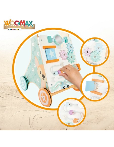 Wheeled walking frame Woomax Activity centre 2 Units 29,5 x 47 x 33 cm