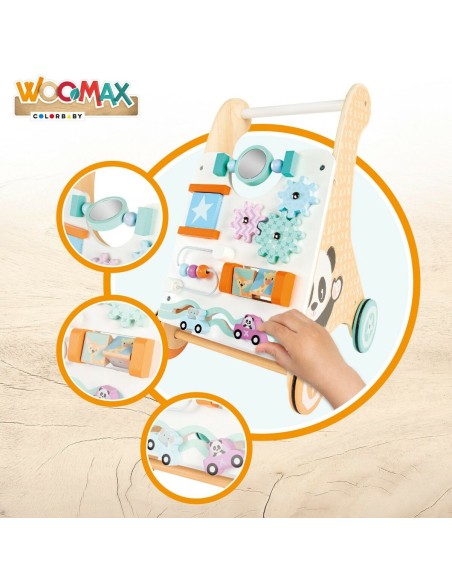 Wheeled walking frame Woomax Activity centre 2 Units 29,5 x 47 x 33 cm