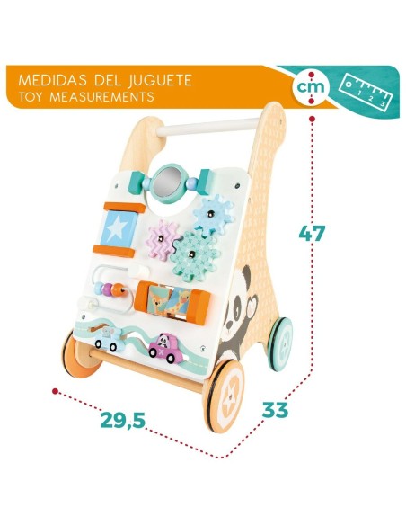 Wheeled walking frame Woomax Activity centre 2 Units 29,5 x 47 x 33 cm